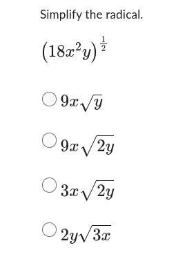 Please help, thanks. Simplify the radical-example-1