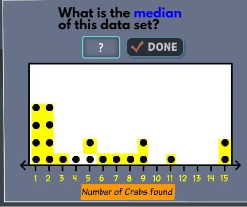 What is the median of this data set-example-1