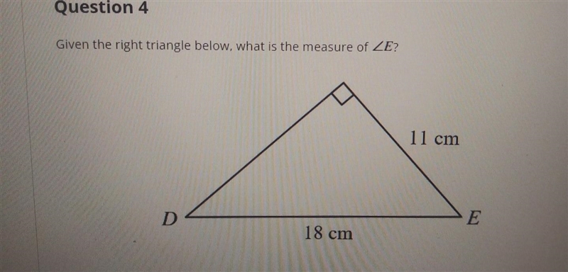 What is the measure of E​-example-1