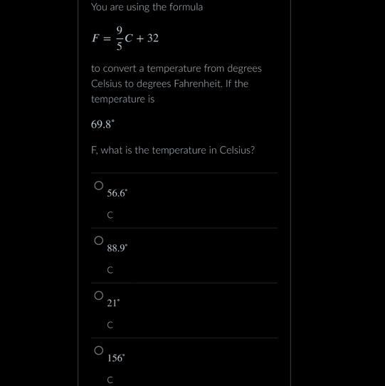 What is the temperature in Celsius? (LOOK AT PIC)-example-1