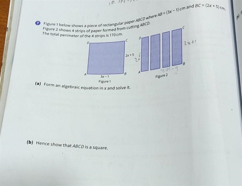 Figure 2 shows 4 strips of paper formed from cutting ABCD. Figure 1 below shows a-example-1