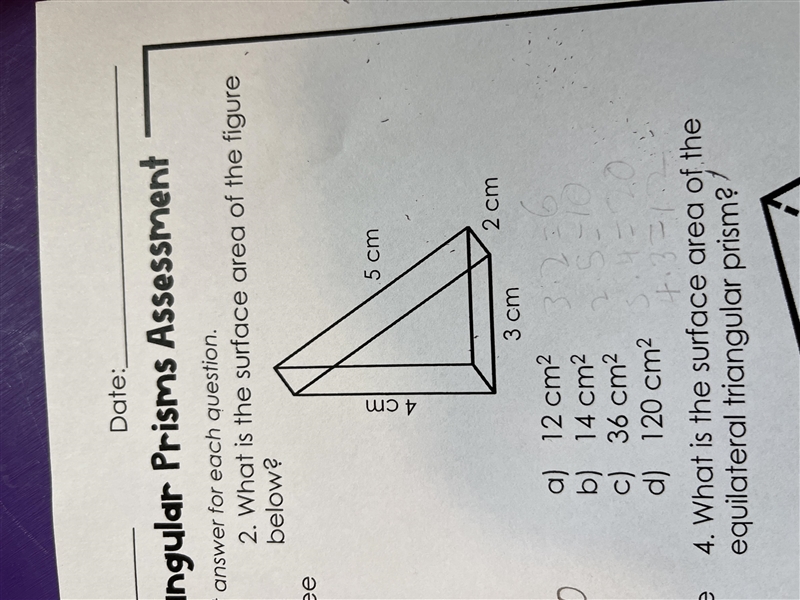 What is the surface area of the figure below-example-1