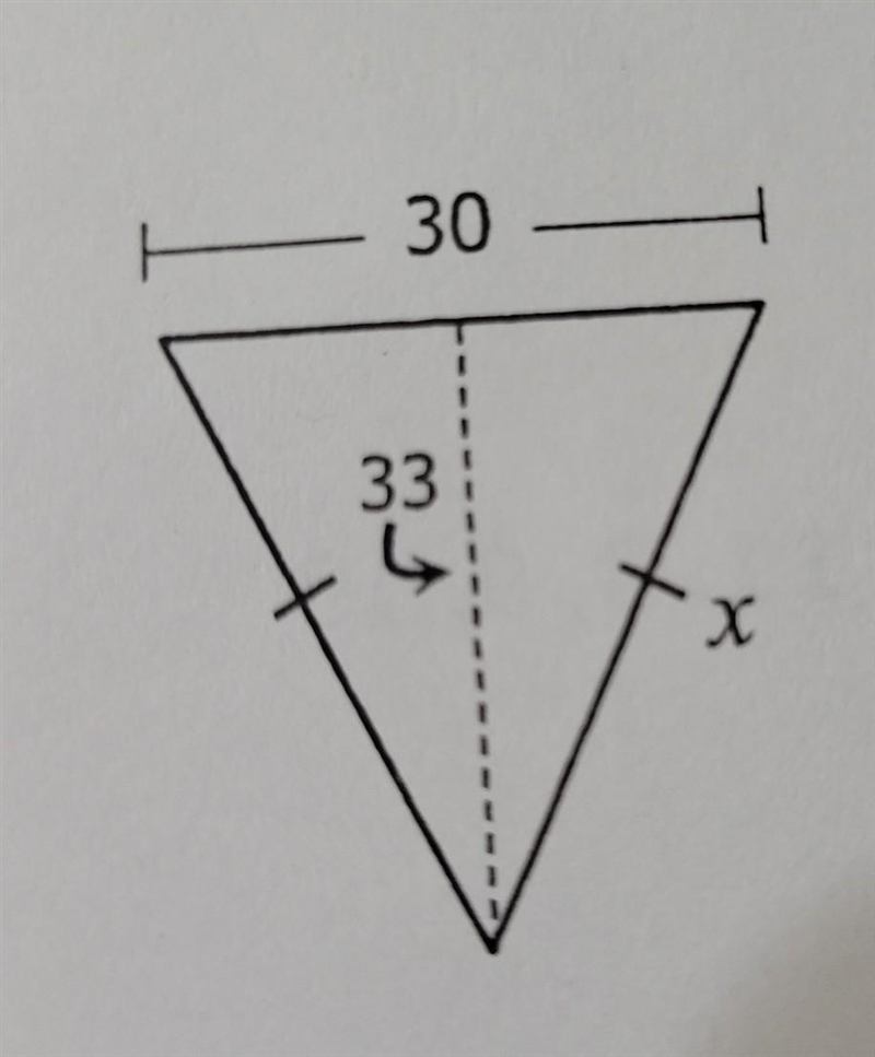 Whats the answer to this using pythagorean theorem? solve for x and round answer to-example-1