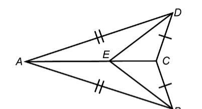 Are these congrent? Based, on the picture. A. BE≅DE B. ∠BEC≅∠DEC C. △AEB≅△AED D. BE-example-1