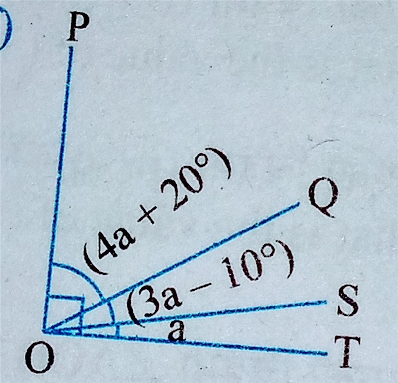 Hey everyone can you help me sort out this problem, answer is 10°​-example-1