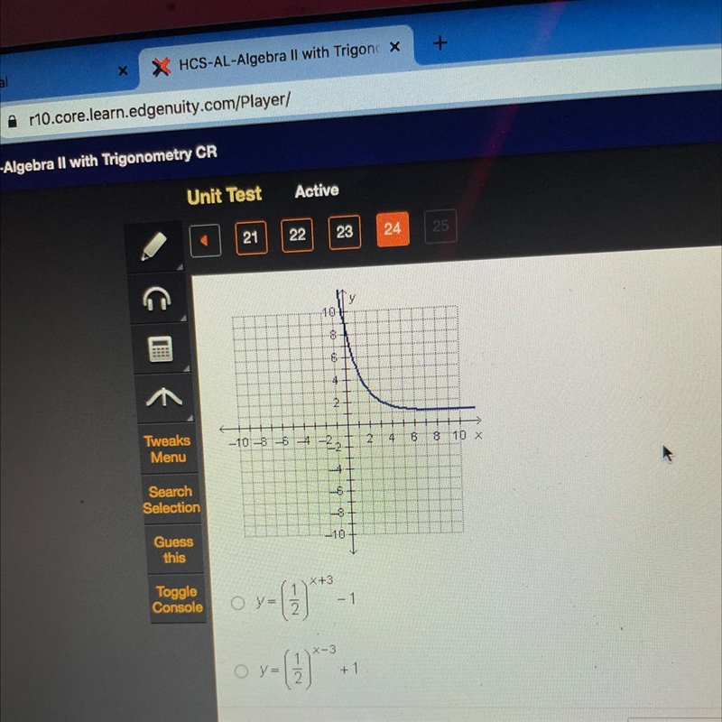 Which function in the graph below?-example-1