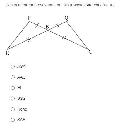 Which theorem proves that the two triangles are congruent?-example-1