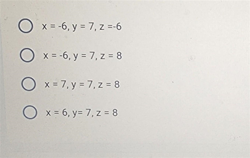 11. Find the coordinates of the point located six units behind the yz- plane, seven-example-1