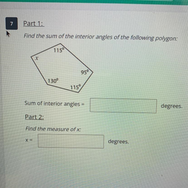 Find the sum of the interior angles of the following polygon-example-1