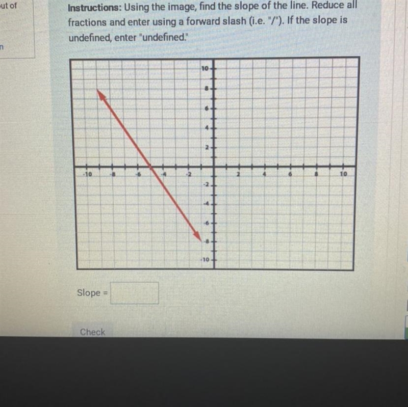 Can somebody please find the slope for me-example-1