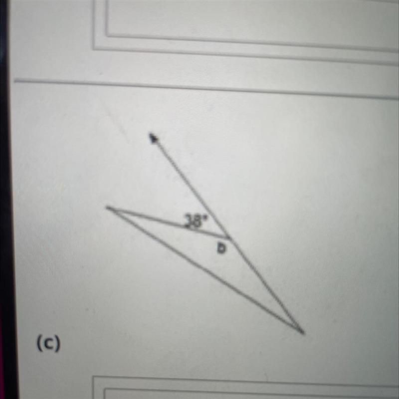 Identify each angle relationship. Then find solve for the missing value.-example-1