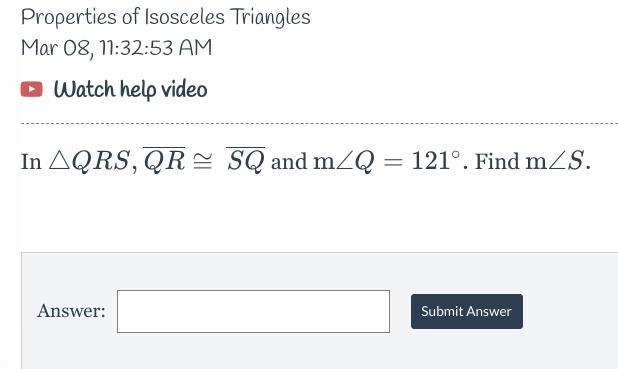 Please hurry find the measure of S-example-1