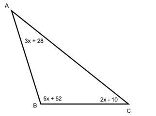 Write and solve an equation to find x.-example-1