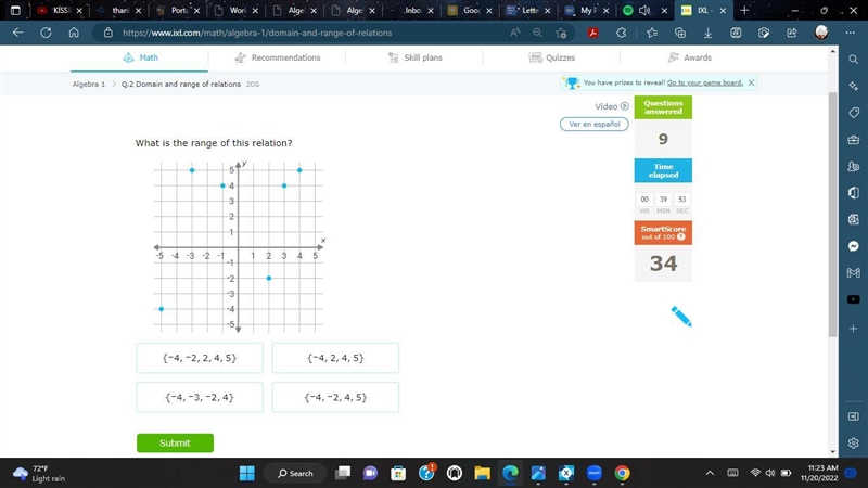 Domain and range of relations-example-1