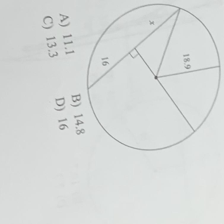 Find the length of the segment indicated. Round your answer to the nearest tenth if-example-1