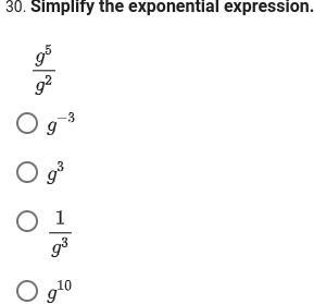 Simplify the exponential expression.-example-1