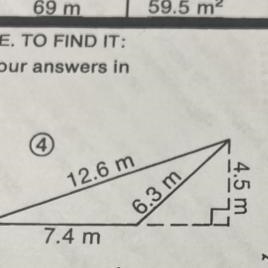 What’s the answer to this problem , figure out the area and perimeter of this triangle-example-1