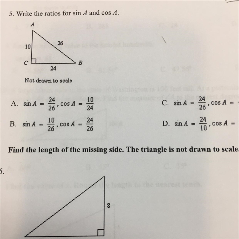 Please fully explain how to answer number 5 Thank you-example-1