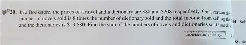 It is a linear equation but i don't know how to set the equation up , need help​-example-1