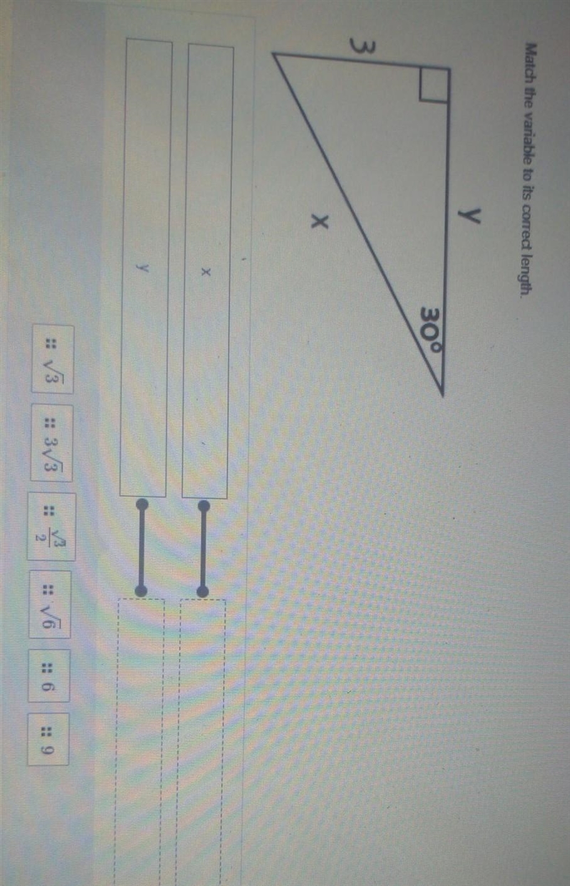 With the options below which one goes with y and which goes with x-example-1