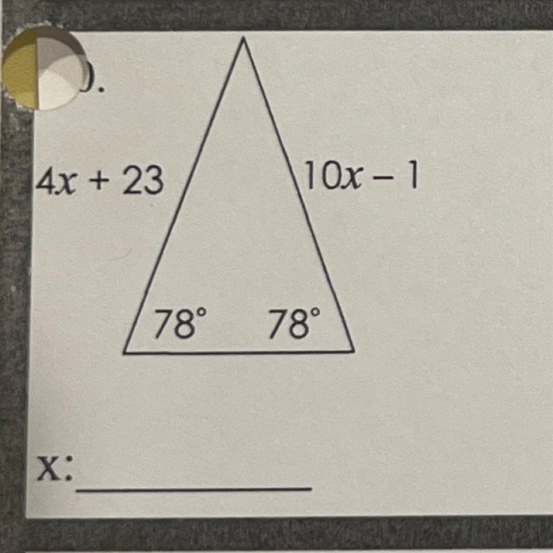 Isosceles and Equilateral Triangles !-example-1