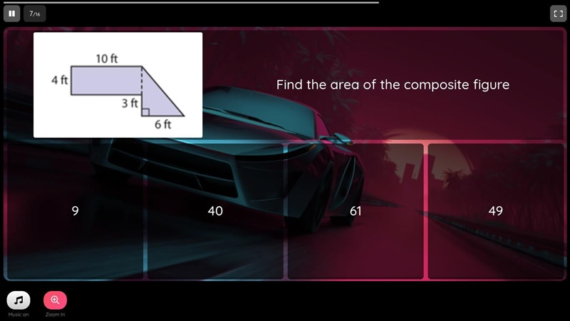 Find The area of the figure below-example-1