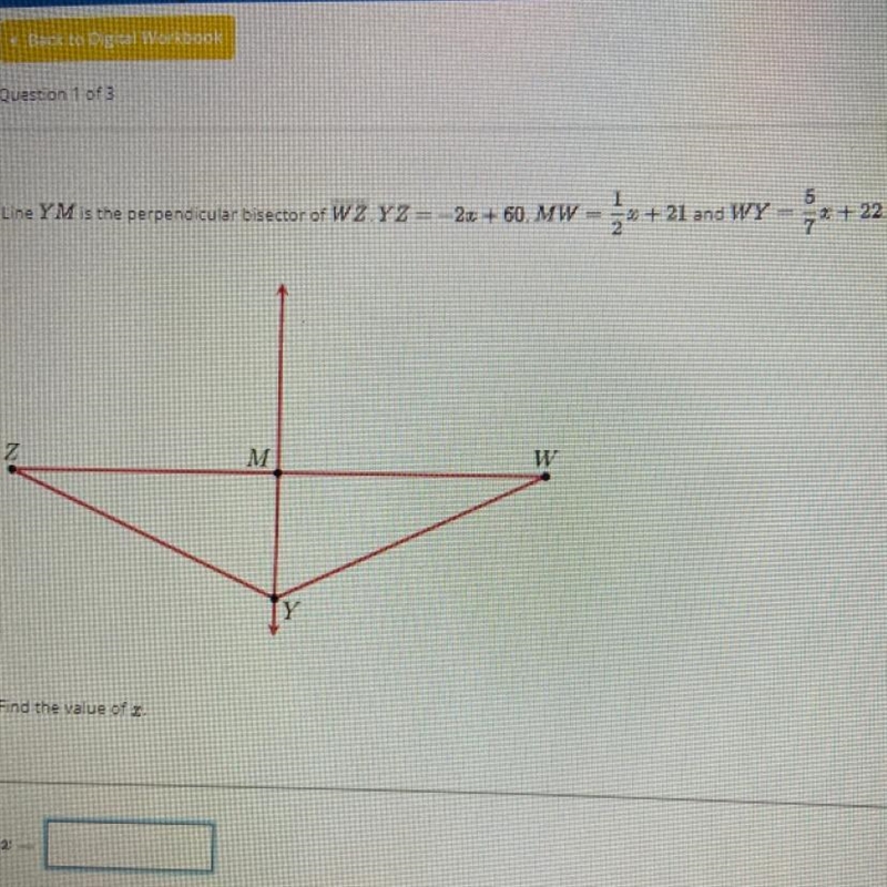 Find the value of x!-example-1