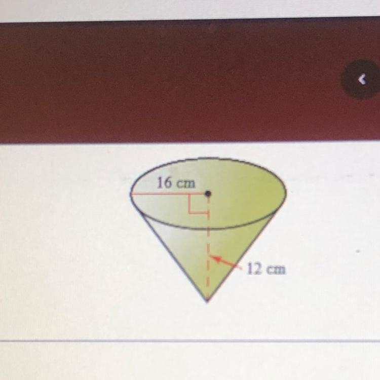 Find the lateral area of the cone-example-1