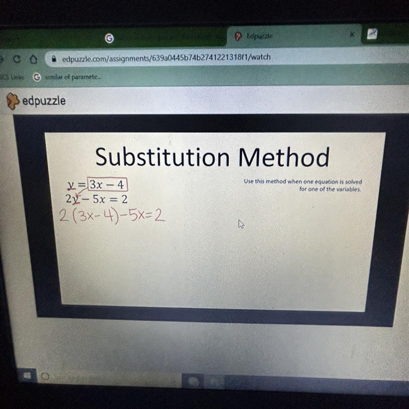 What is the First Step to solve this Equation? A: add 5x to both sides B: Add Z. (For-example-1