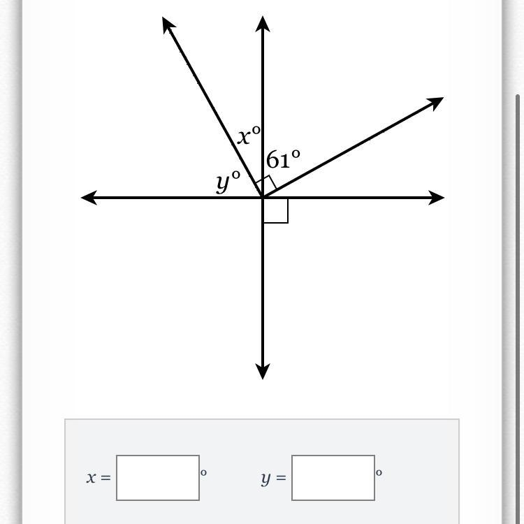 Find the measure of the missing angles .-example-1