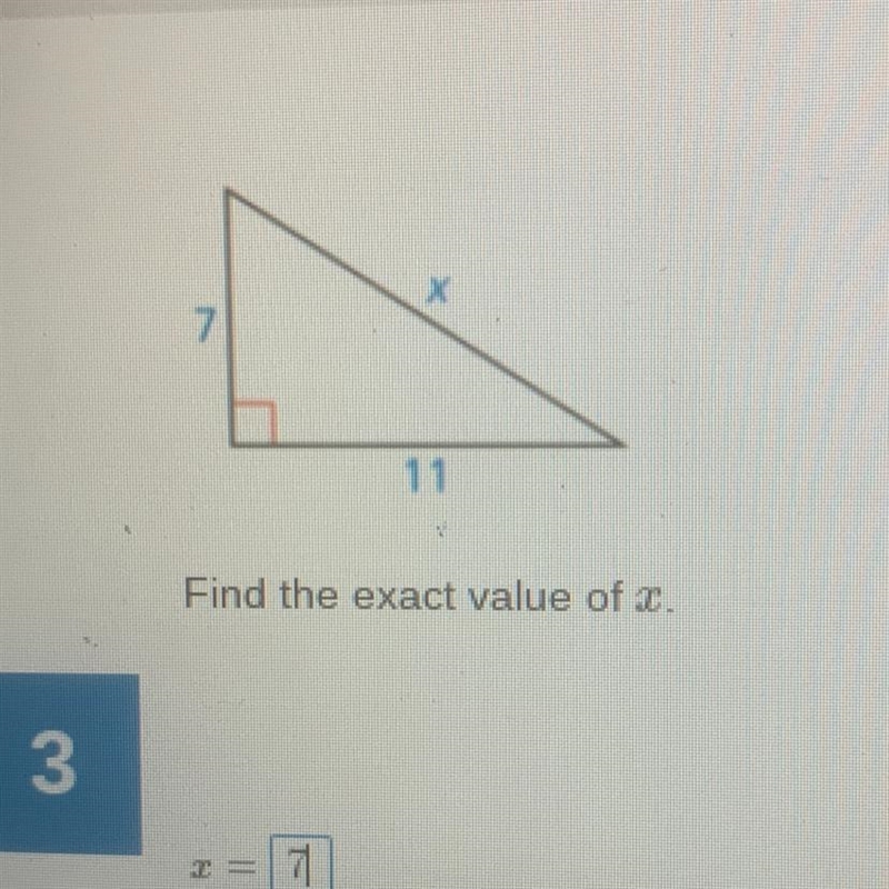 Please help me find Find the value of x-example-1