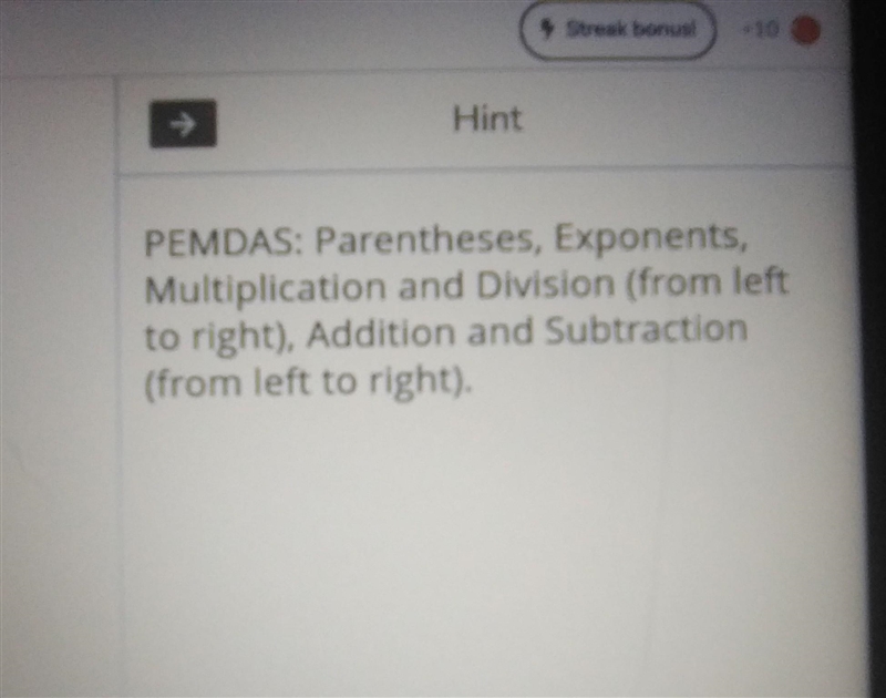 What is the value of this expression? 12-3×(8-5) To solve this question use PEMDAS-example-1