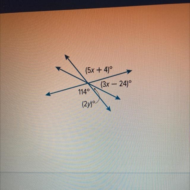 Find values of X and Y-example-1