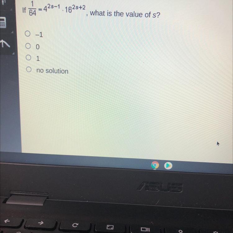 What is the value of s O-1 0 0 O 1 O no solution-example-1