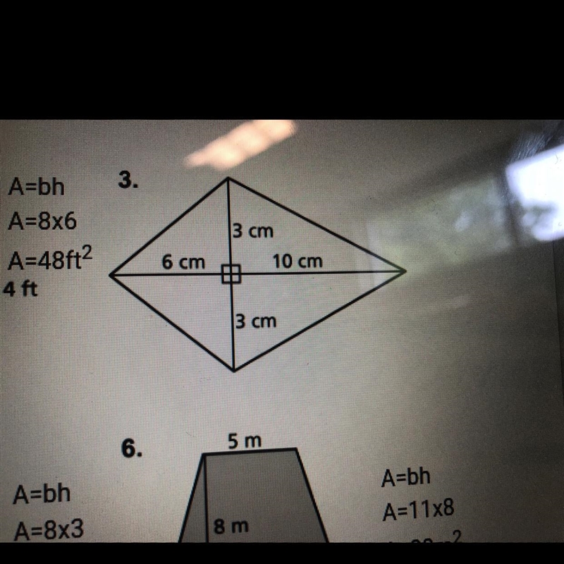 Use decomposition to find the area of the figure-example-1