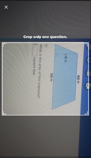 400 ft 175 ft 550 ft What is the area of this trapezoid? square feet-example-1