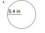 Calculate the area and circumference of the circle and show work-example-1