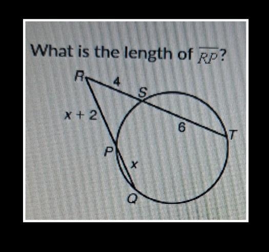 Help plsWhat is the length of RP? a) 3b) 8c) 5d) not here-example-1