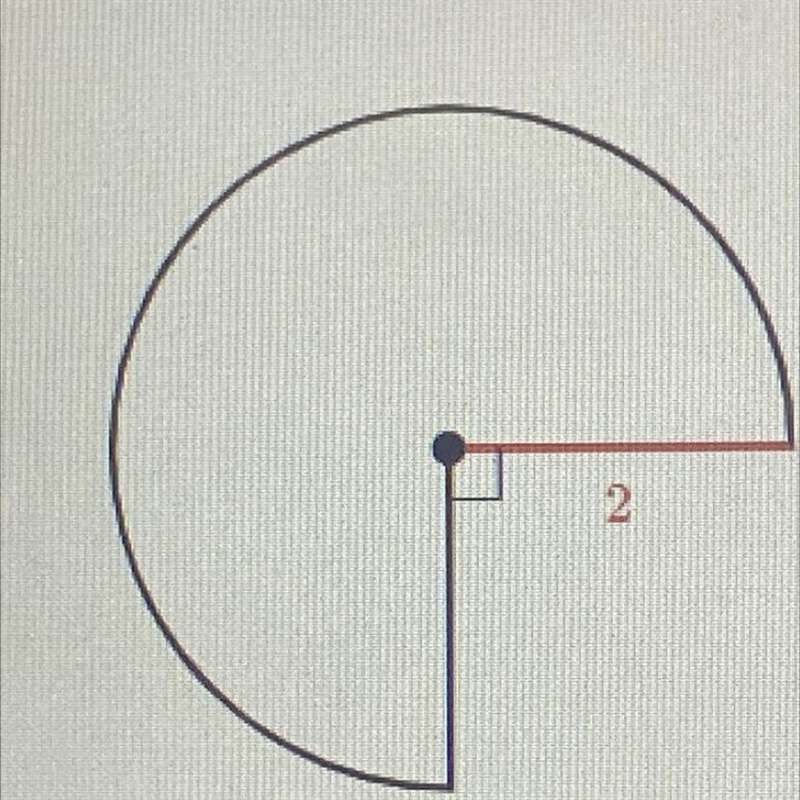 Find the area of the shape. Either enter an exact answer in terms of pi or use 3.14 for-example-1