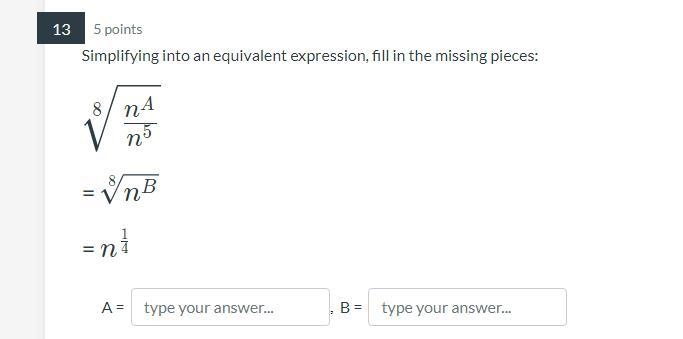 Simplifying into an equivalent expression, fill in the missing pieces:-example-1