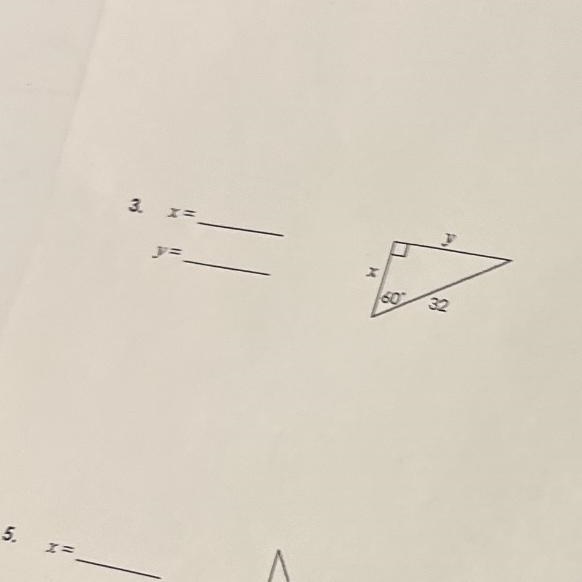 PLEASE HELP FAST X= Y= Find value of missing variable-example-1