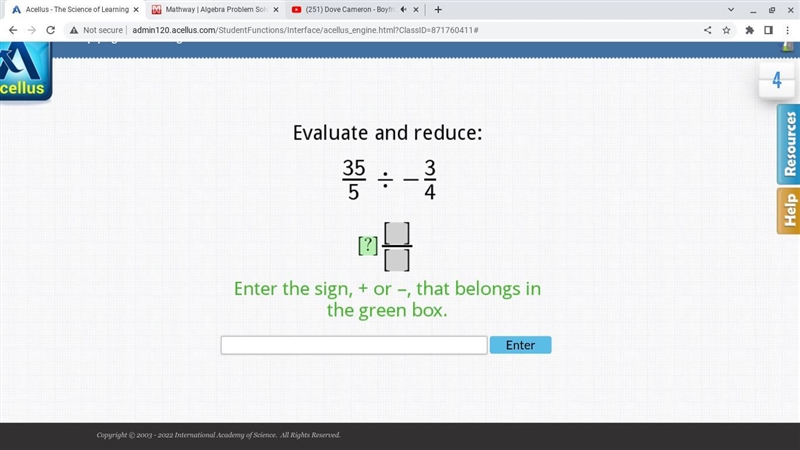 It says to evaluate and reduce, i can't find the answer-example-1