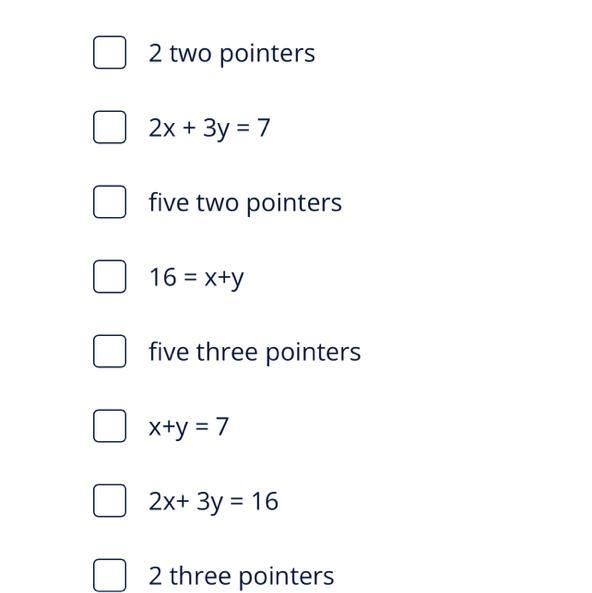 Please i need urgent help James scored 16 points in his basketball game by shooting-example-1