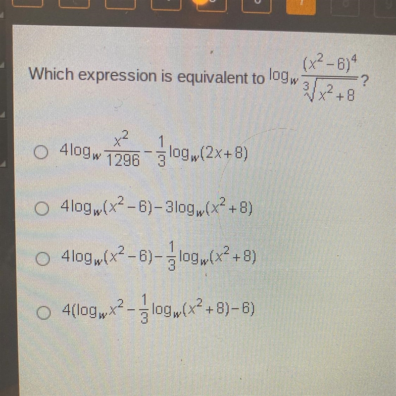 Help please ! it’s one of the multiple choices-example-1