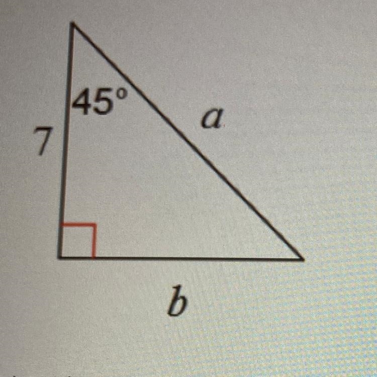 4. Find the missing side lengths. Leave the answers as radicals in simplest form.-example-1