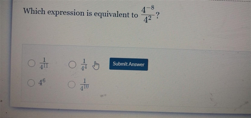 Which Expression is equal to the question ​-example-1