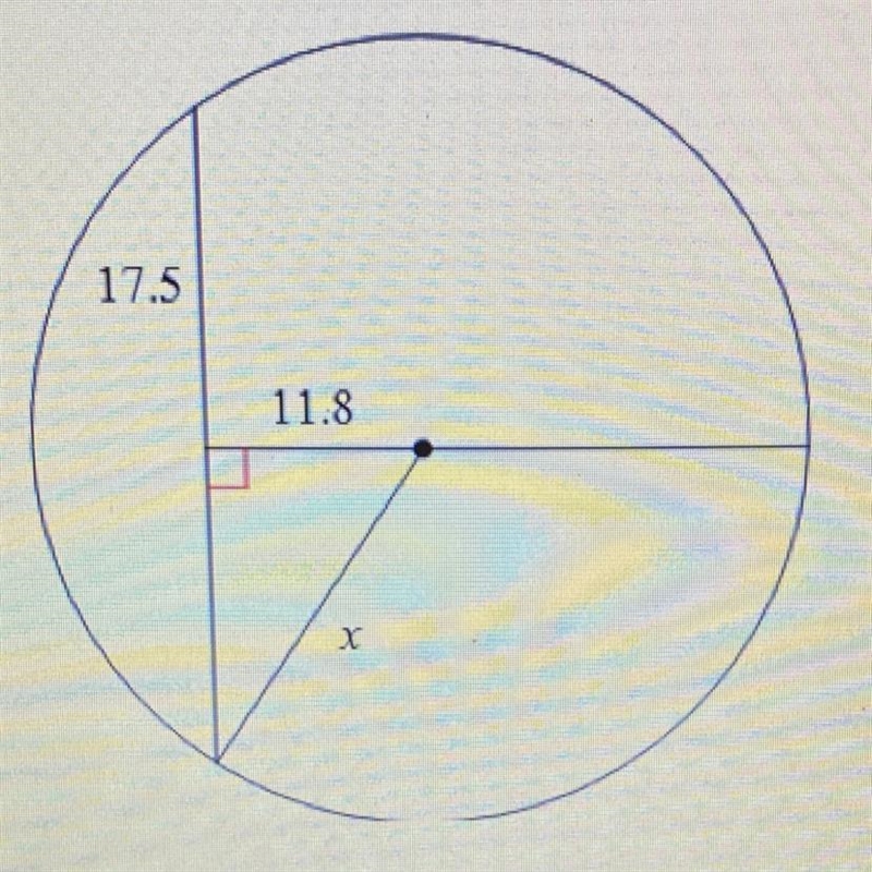 Find the length of the segment indicated. Round your answer to the nearest tenth. Please-example-1