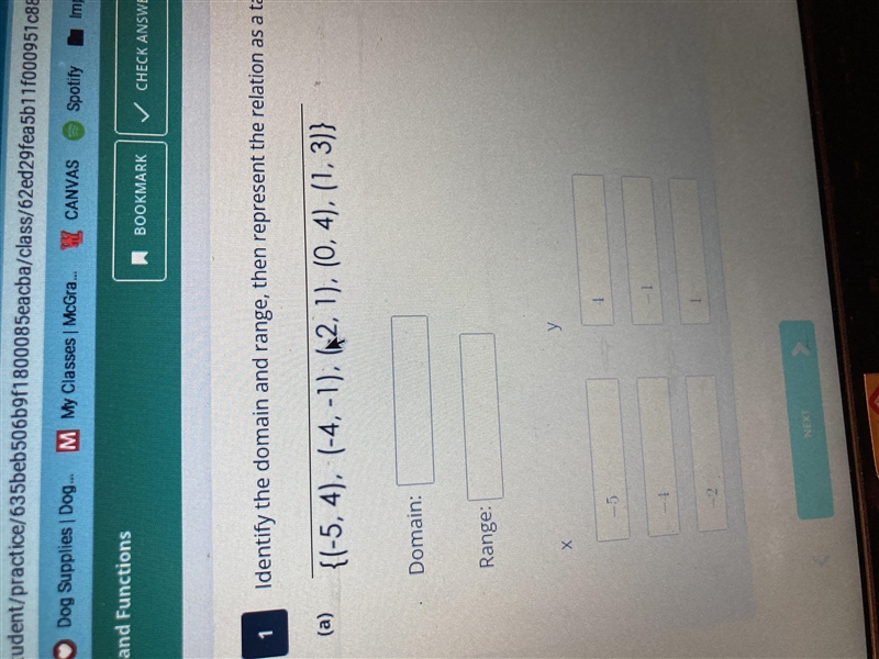 Answer help this image needs andwer for domain range pls-example-1