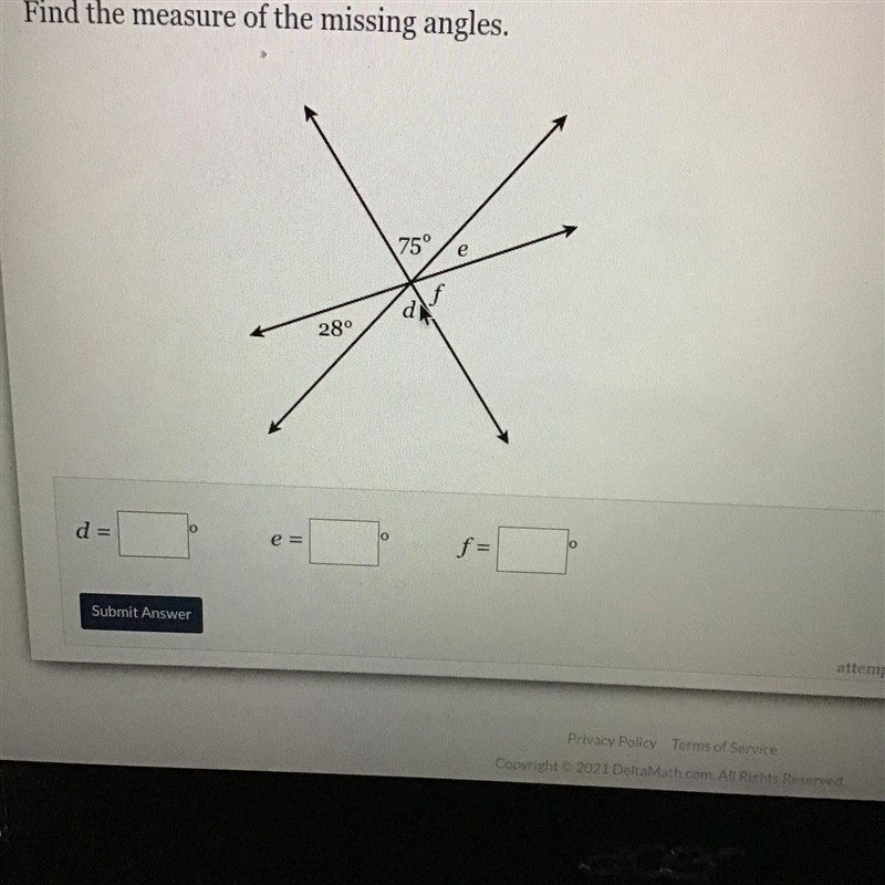 Find the measure of the missing angles-example-1