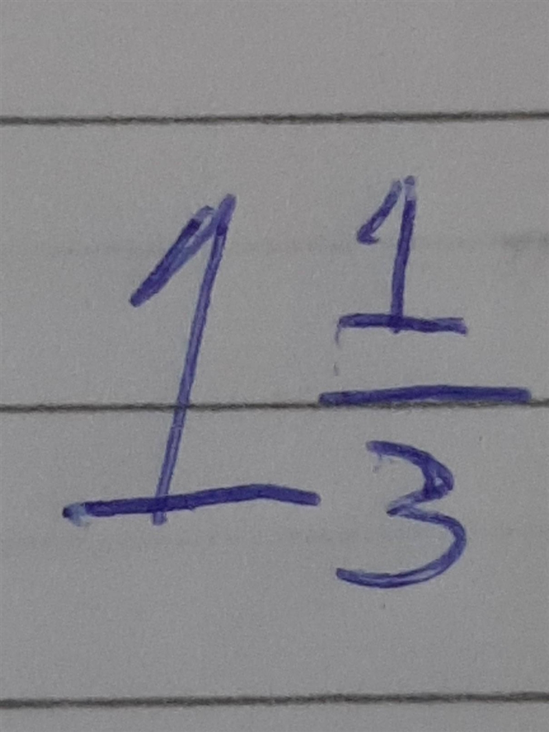 NEED HELP ASAP! WHAT IS THE SIMPILIFYED FRACTION OF 1 1/3 HELP​-example-1